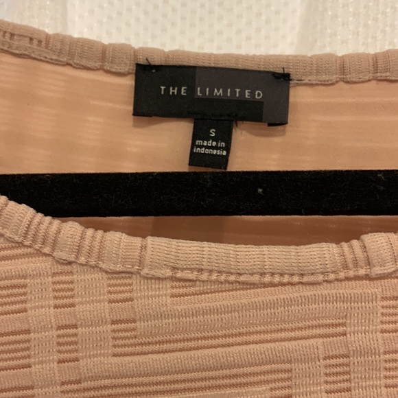 The Limited Women’s Blouse, Small. Pale pink with underlay - Picture 3 of 6